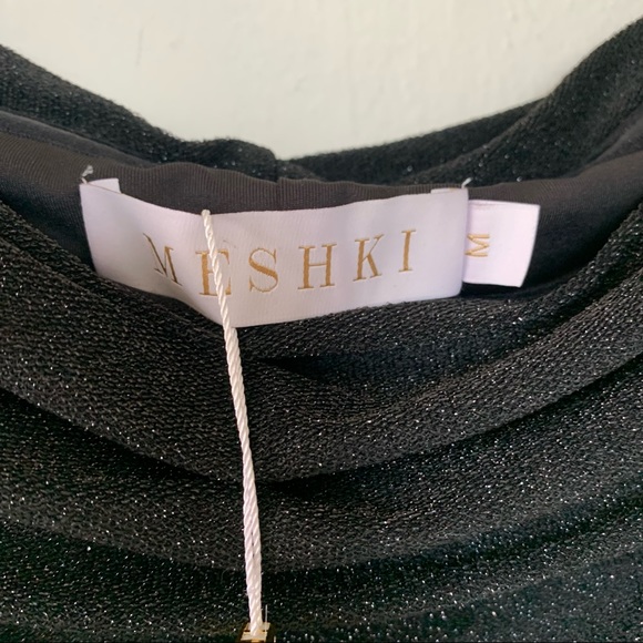 Meshki Shula Off The Shoulder Midi Cocktail Dress - Picture 10 of 11